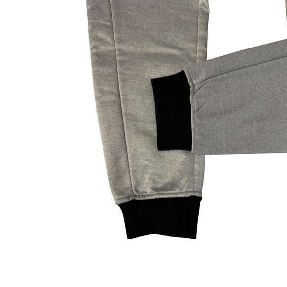 Encrypted Silver Gray Sweatpants Medium Tech Edge Zippered Pockets Urban Comfort - Picture 6 of 7